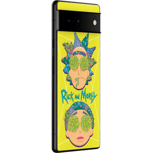 Adult Swim Rick and Morty Rick and Morty Portal Eyes Google Pixel 6 Pro Skin